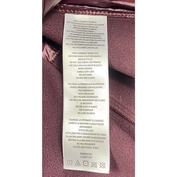Calvin Klein Performance Hooded Puffer Coat,Burgundy rose Small NWOT ORG $129 - Picture 12 of 13
